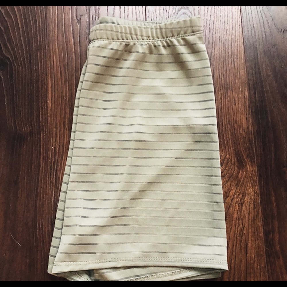 green mesh shorts